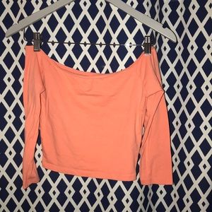 Hollister off the shoulder crop top